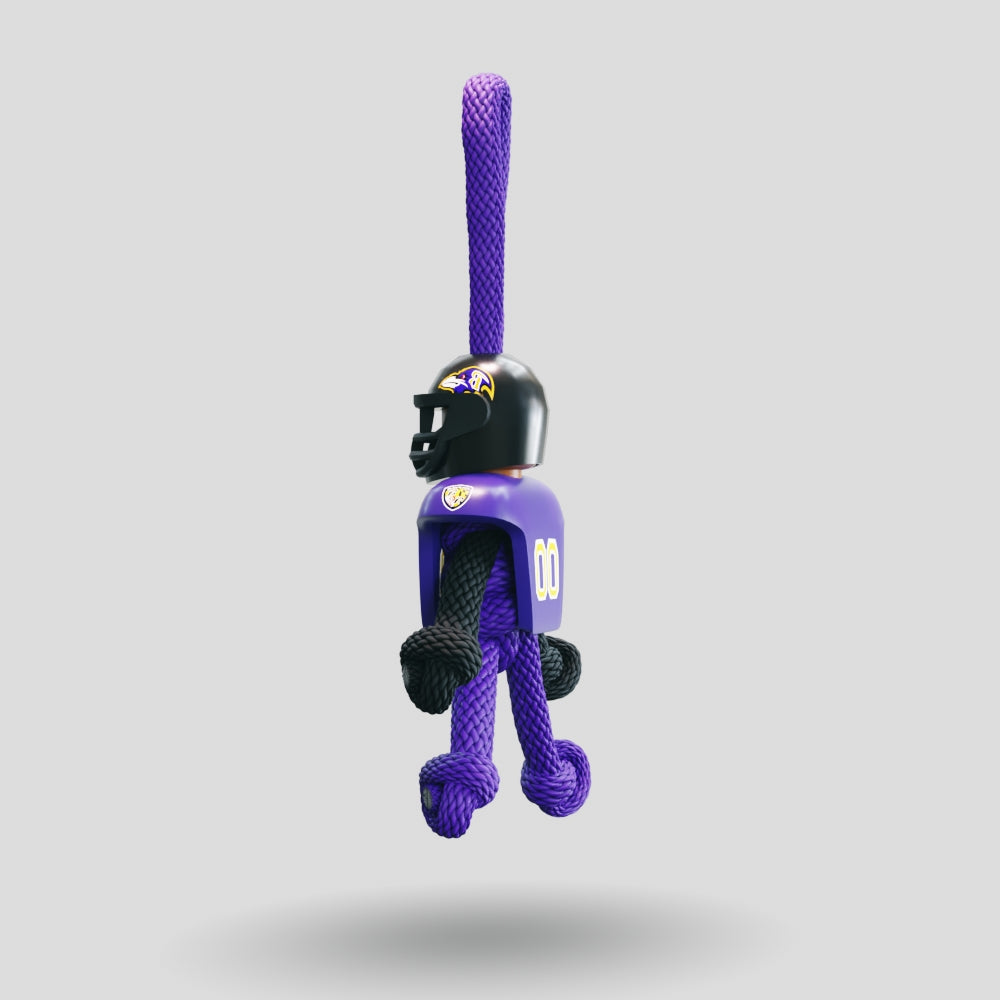 Baltimore Ravens Paracord Buddy Keychain
