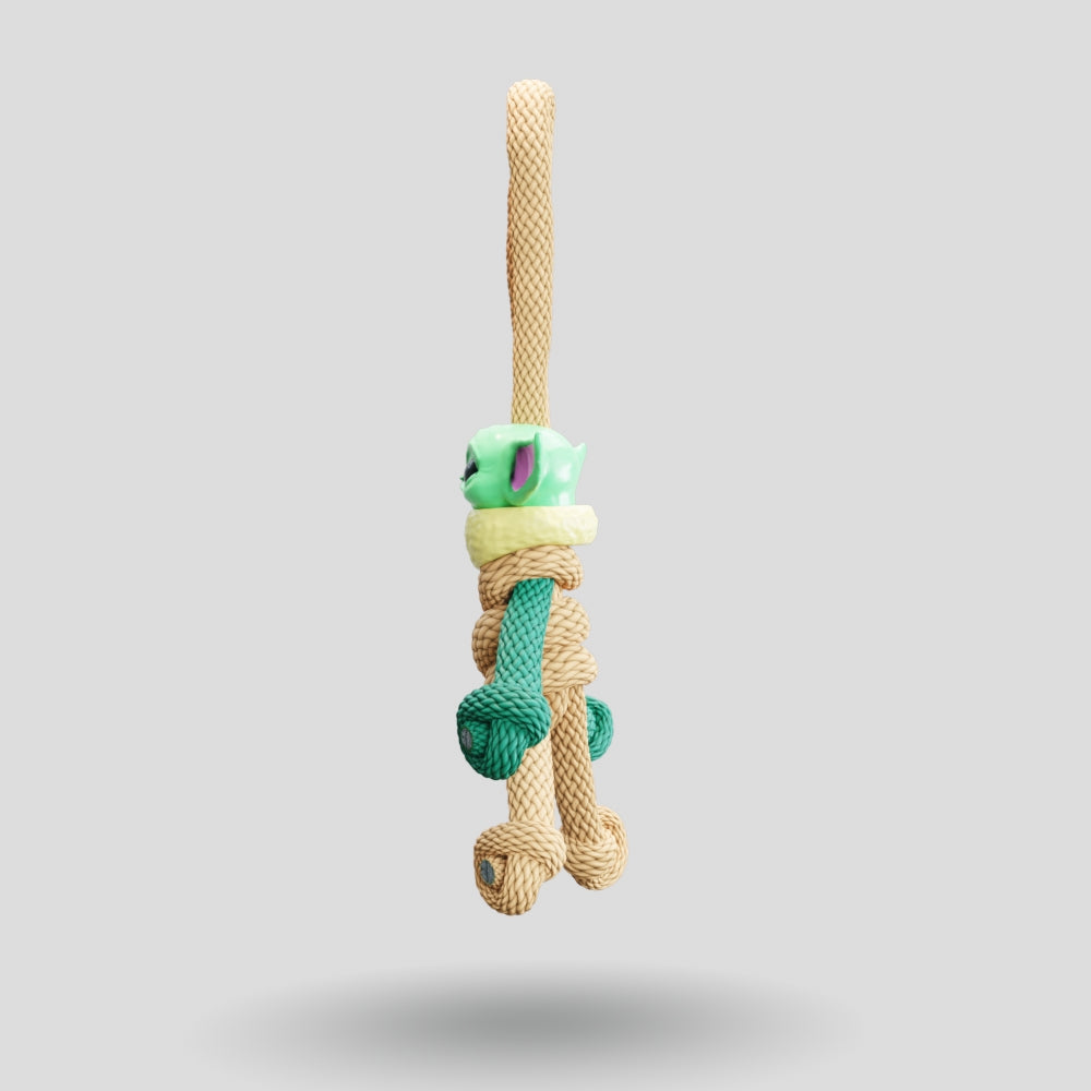 Baby Yoda Paracord Buddy Keychain