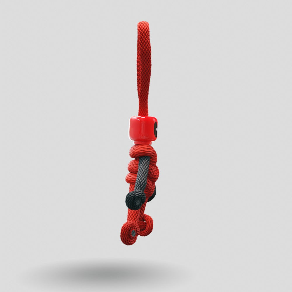 Deadpool Paracord Buddy Keychain