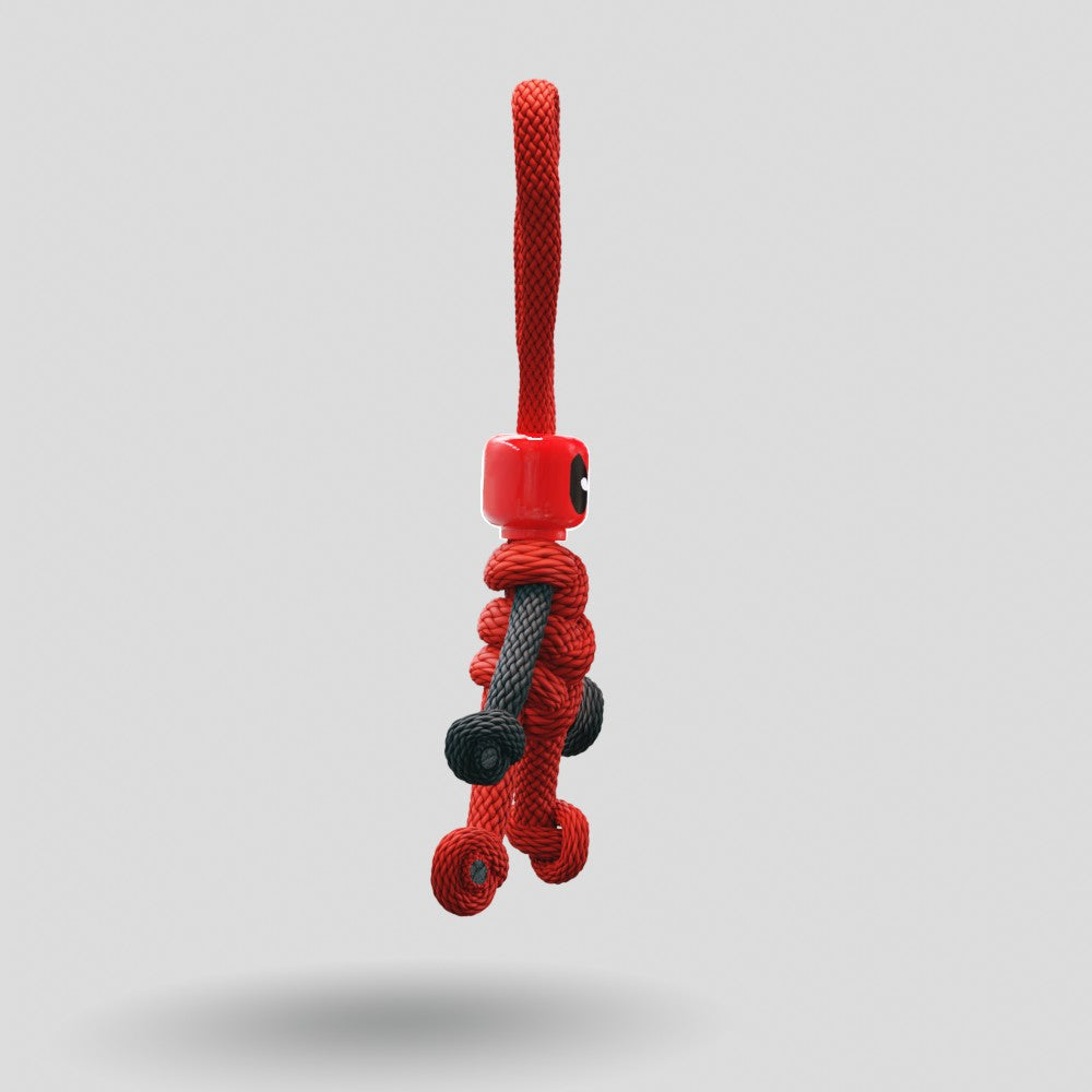 Deadpool Paracord Buddy Keychain