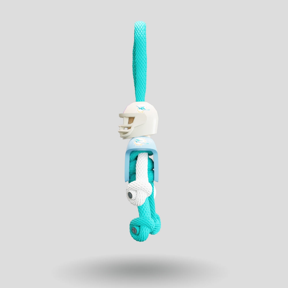 Miami Dolphins Paracord Buddy Keychain
