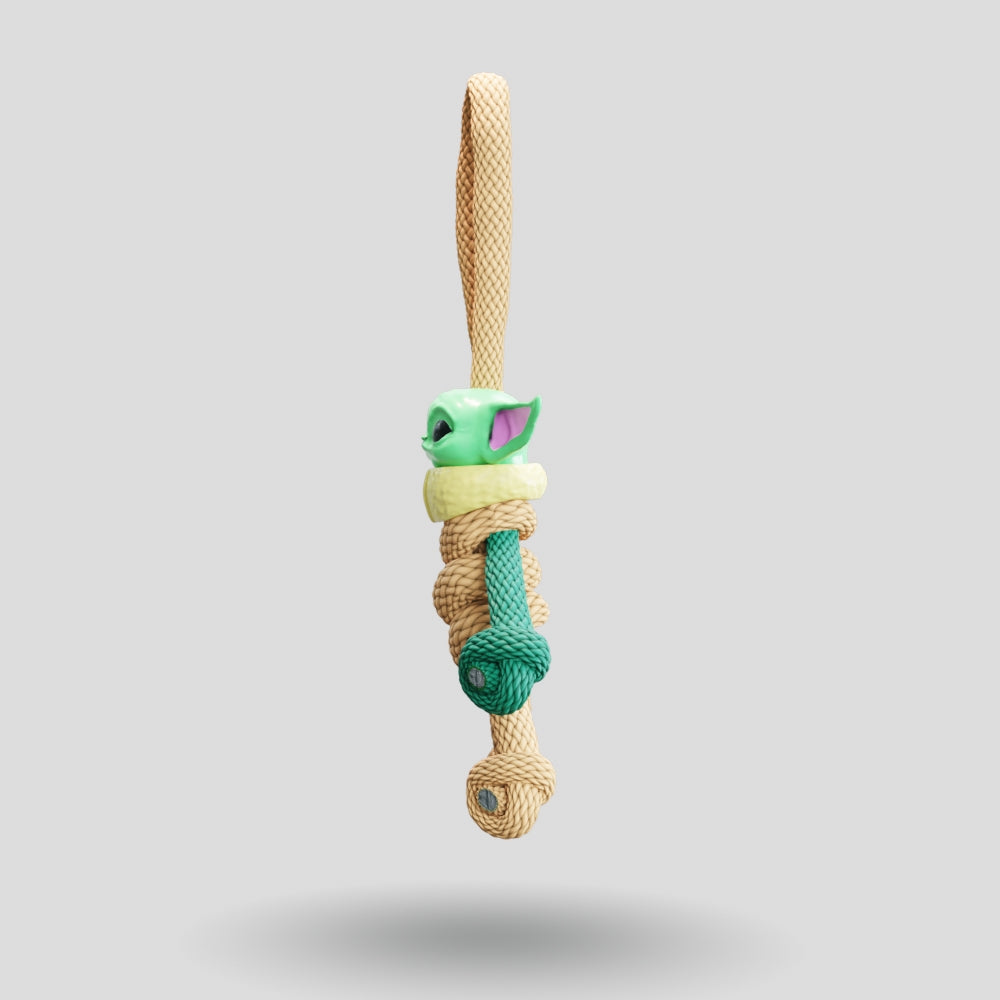 Baby Yoda Paracord Buddy Keychain