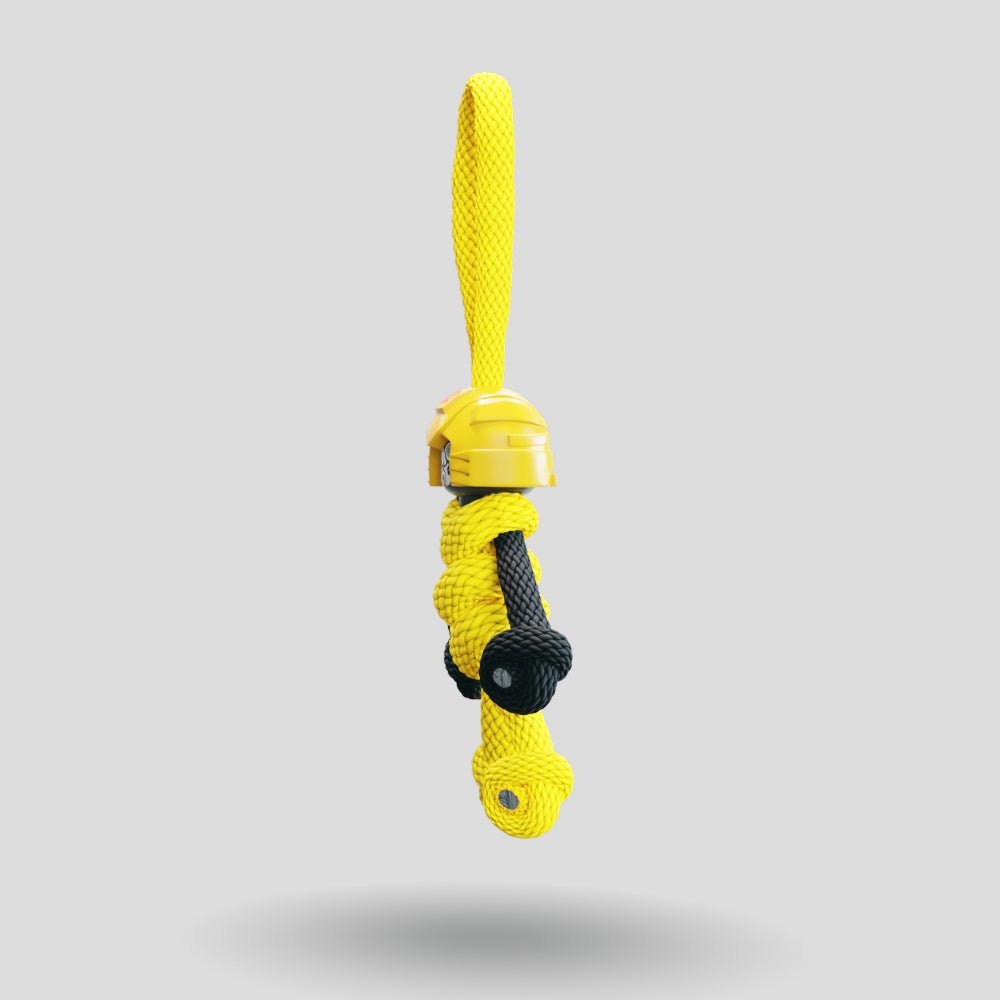 Bumblebee Paracord Buddy Keychain