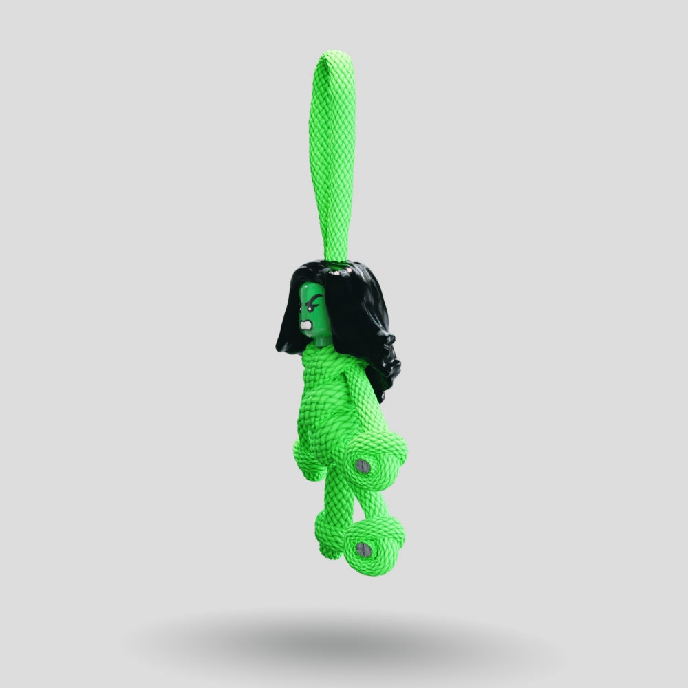 She Hulk Paracord Buddy Keychain