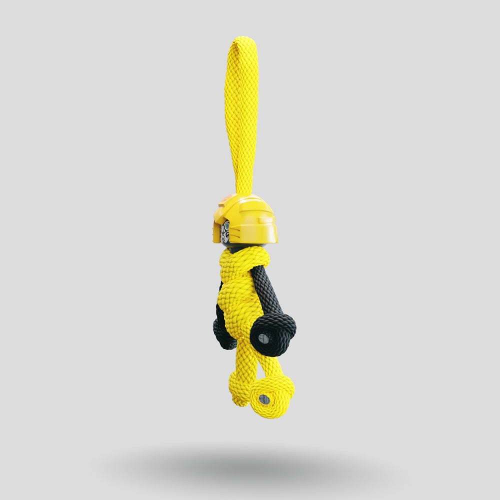 Bumblebee Paracord Buddy Keychain
