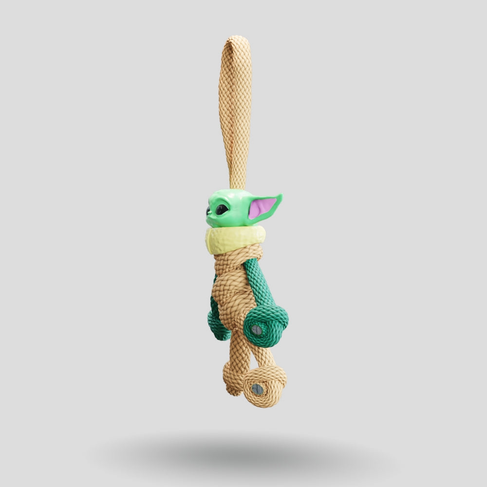 Baby Yoda Paracord Buddy Keychain