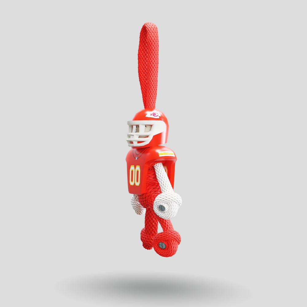 Kansas City Chiefs Paracord Buddy Keychain