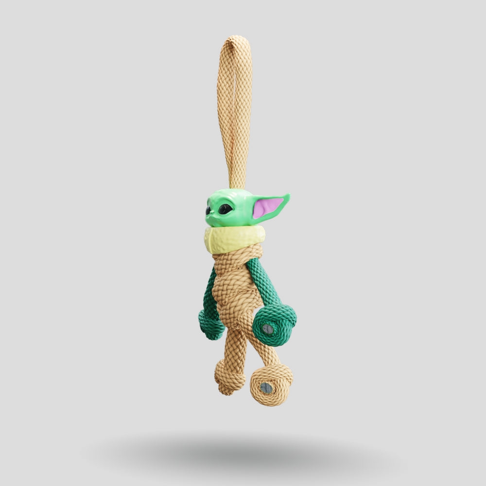 Baby Yoda Paracord Buddy Keychain