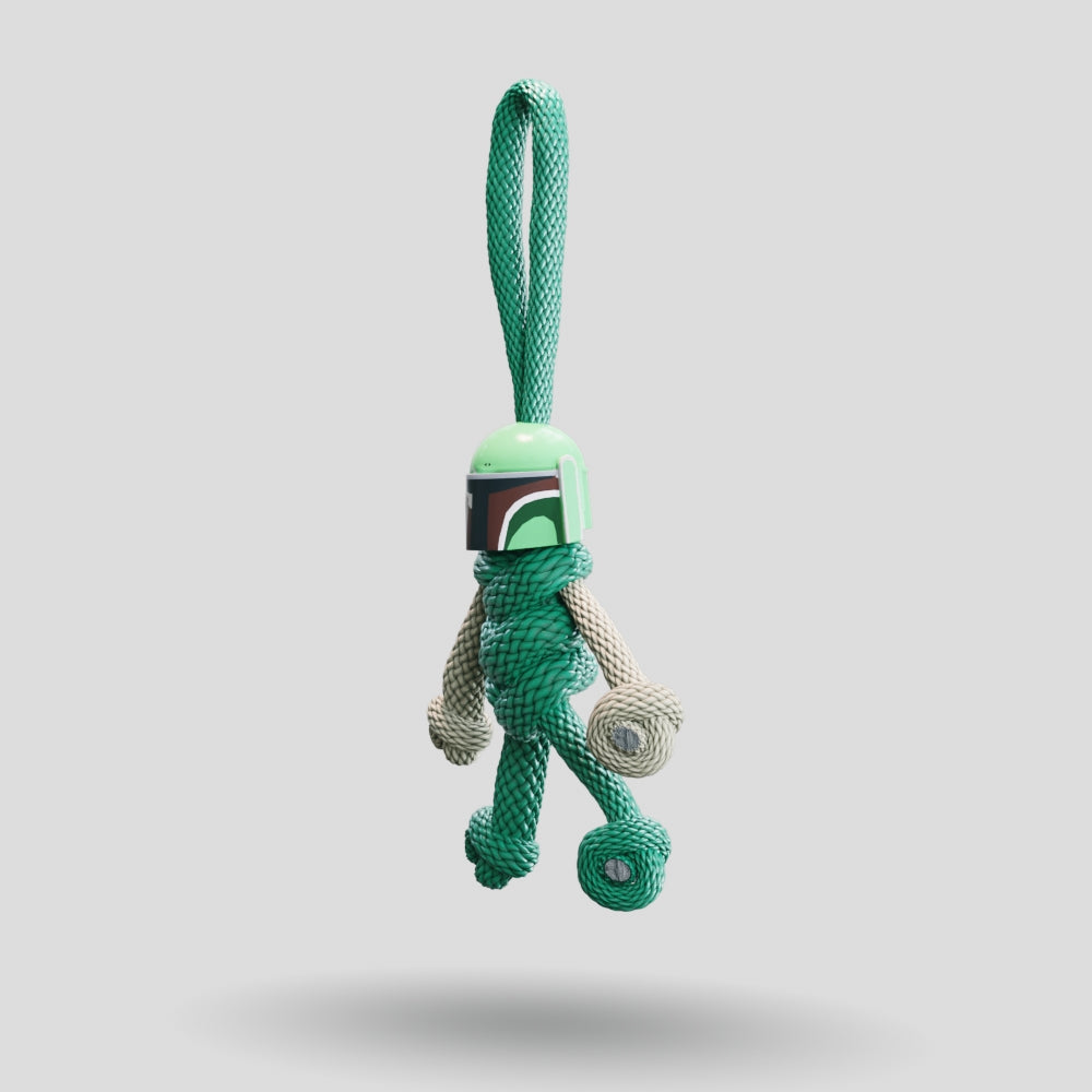 Boba Fett Paracord Buddy Keychain