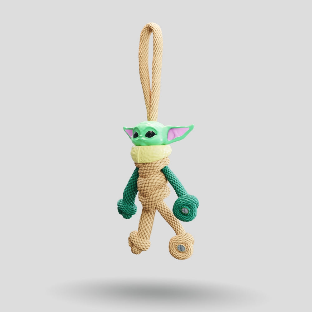Baby Yoda Paracord Buddy Keychain