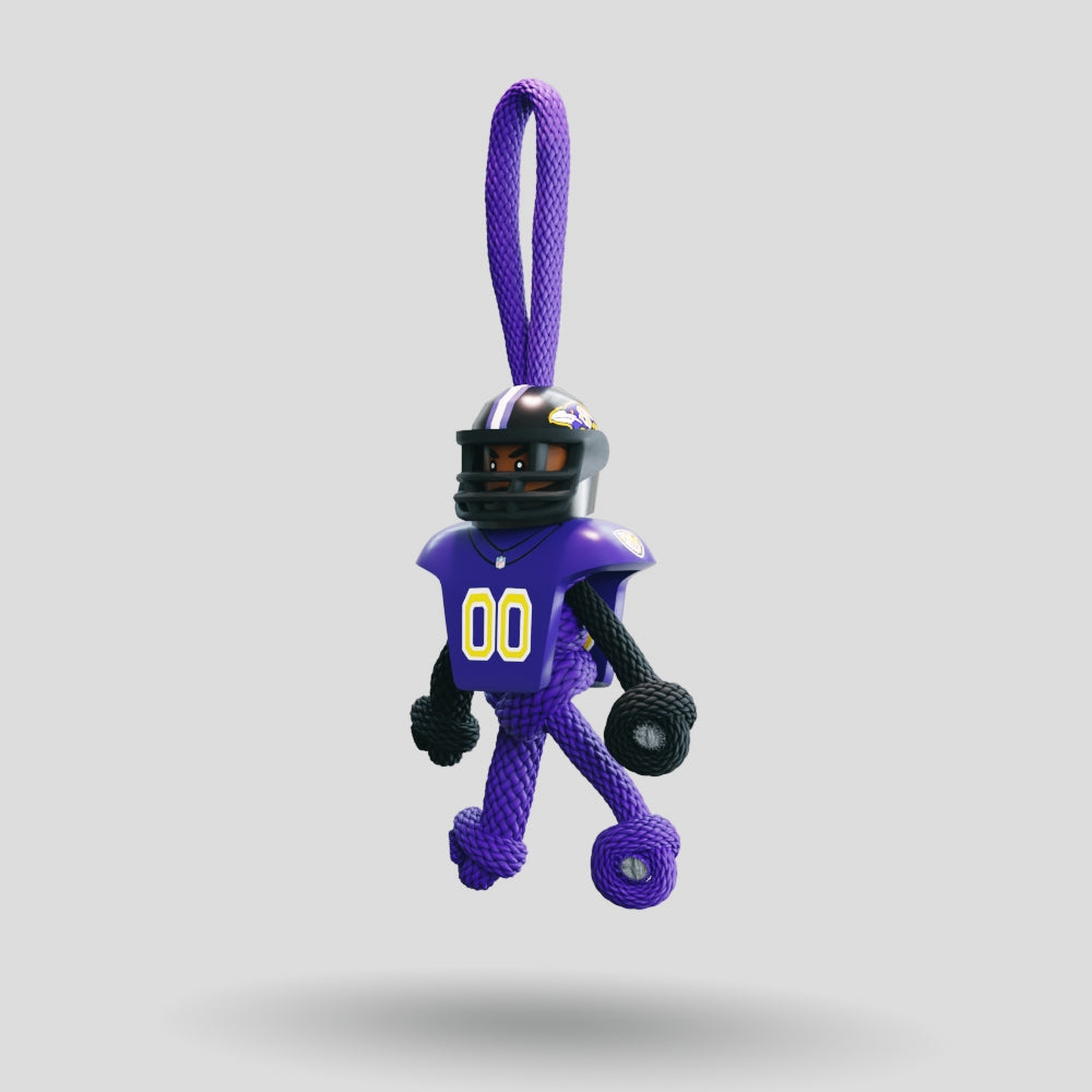 Baltimore Ravens Paracord Buddy Keychain