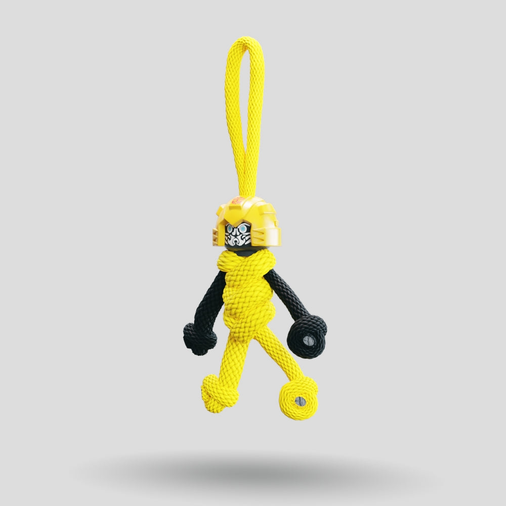 Bumblebee Paracord Buddy Keychain