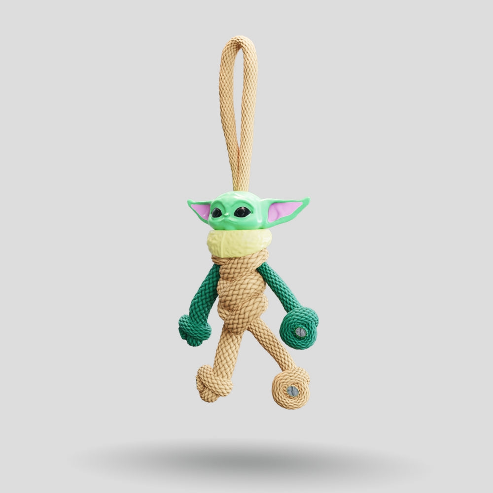Baby Yoda Paracord Buddy Keychain