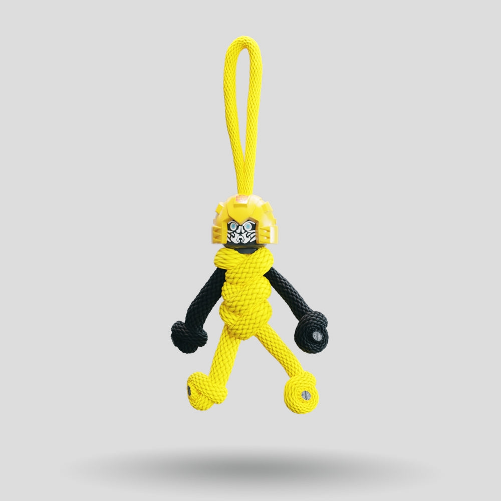 Bumblebee Paracord Buddy Keychain