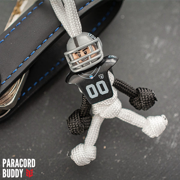 Las Vegas Raiders Paracord Buddy Keychain