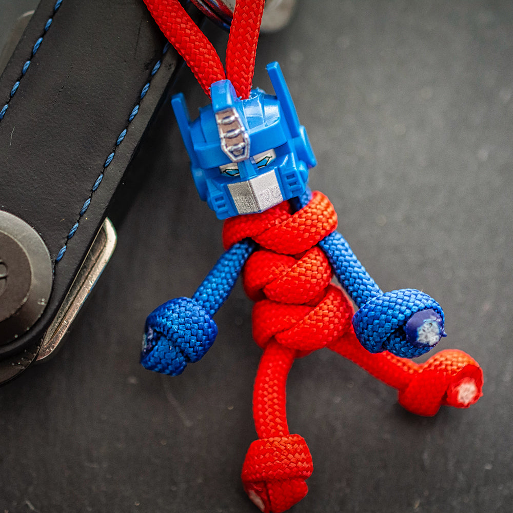 Optimus Prime Paracord Buddy Keychain