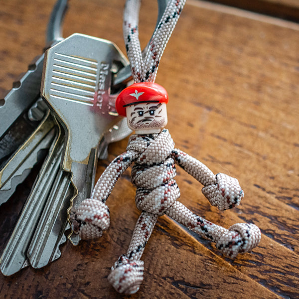 Paratrooper Paracord Buddy Keychain