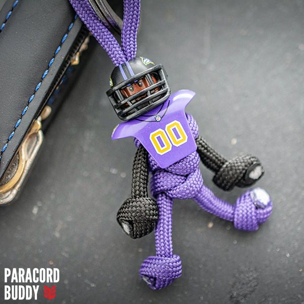 Baltimore Ravens Paracord Buddy Keychain