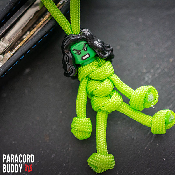 She Hulk Paracord Buddy Keychain