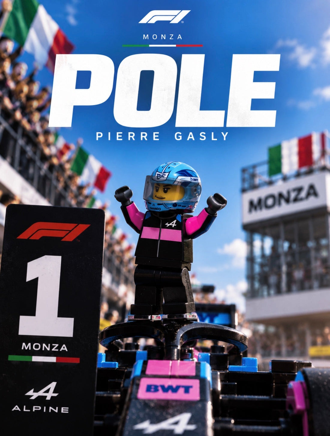 Pierre Gasly Takes Stunning Pole Position at Monza