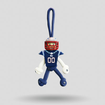 New England Patriots Paracord Buddy Keychain