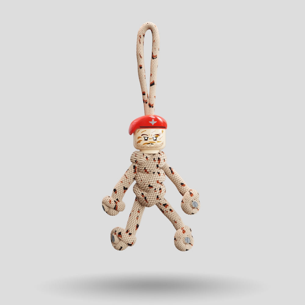 Paratrooper Paracord Buddy Keychain