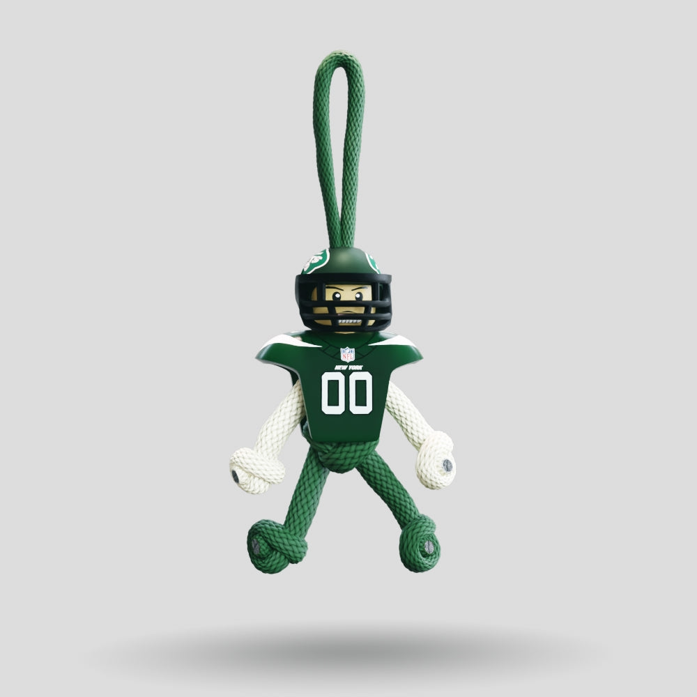 New York Jets Paracord Buddy Keychain