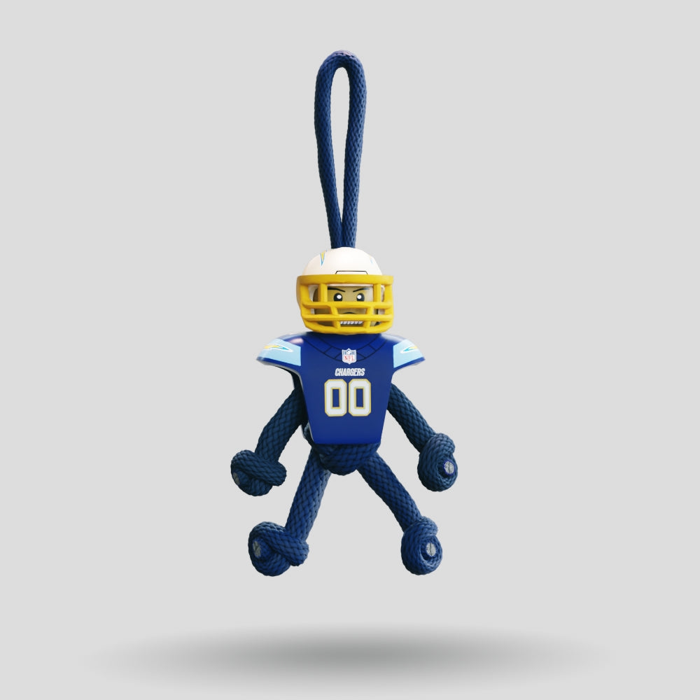 LA Chargers Paracord Buddy Keychain