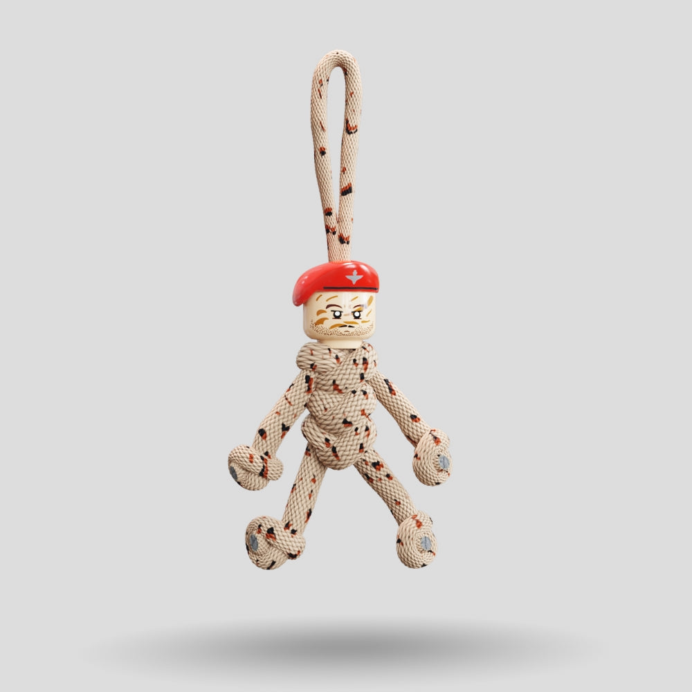 Paratrooper Paracord Buddy Keychain