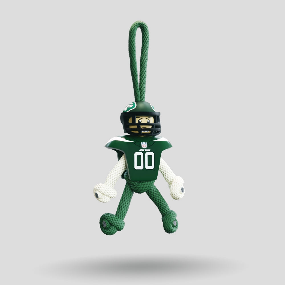 New York Jets Paracord Buddy Keychain