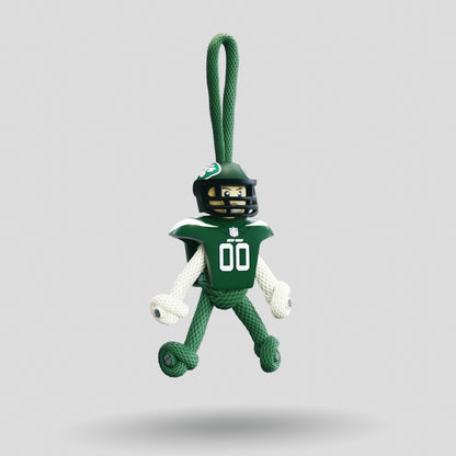 New York Jets Paracord Buddy Keychain