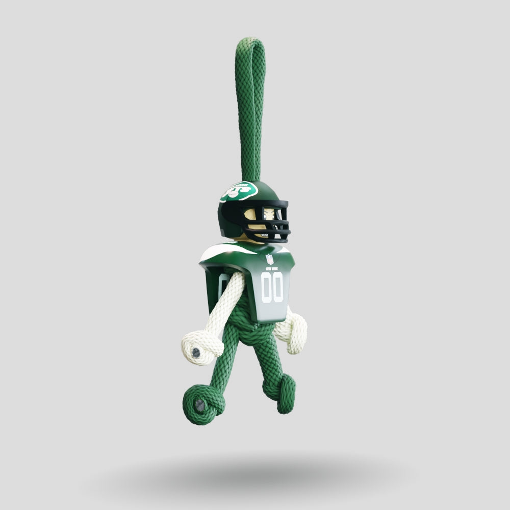 New York Jets Paracord Buddy Keychain