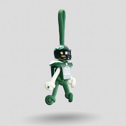 New York Jets Paracord Buddy Keychain