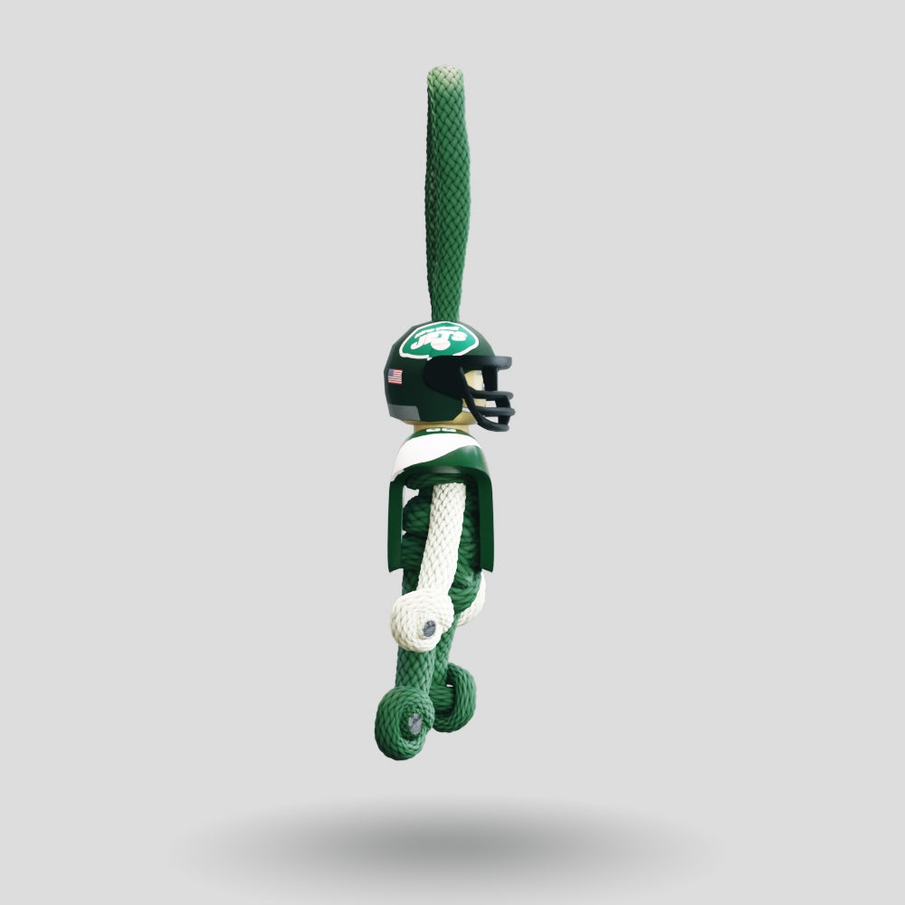 New York Jets Paracord Buddy Keychain