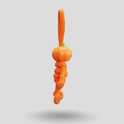 Pumpkin Paracord Buddy Keychain