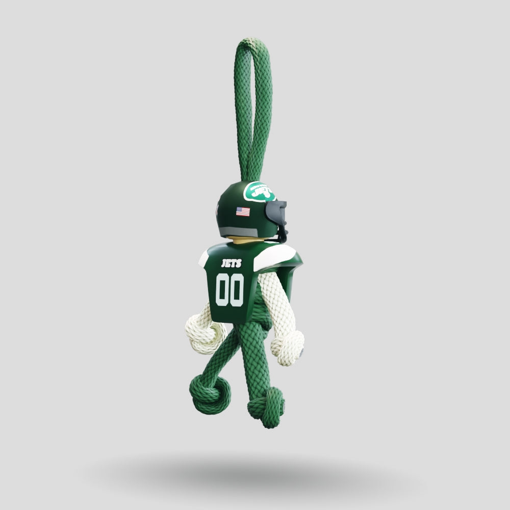 New York Jets Paracord Buddy Keychain