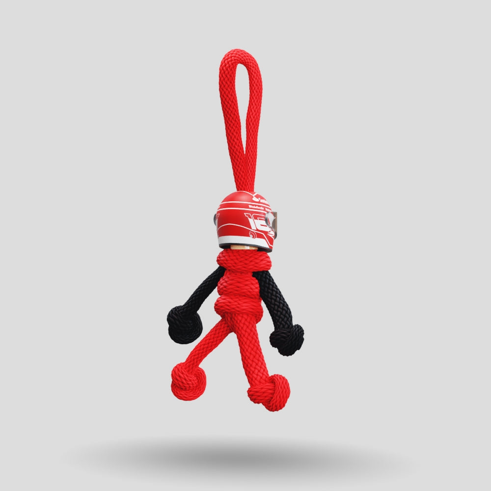 Limited Edition Charles Lerclerc Racing Paracord Buddy Keychain