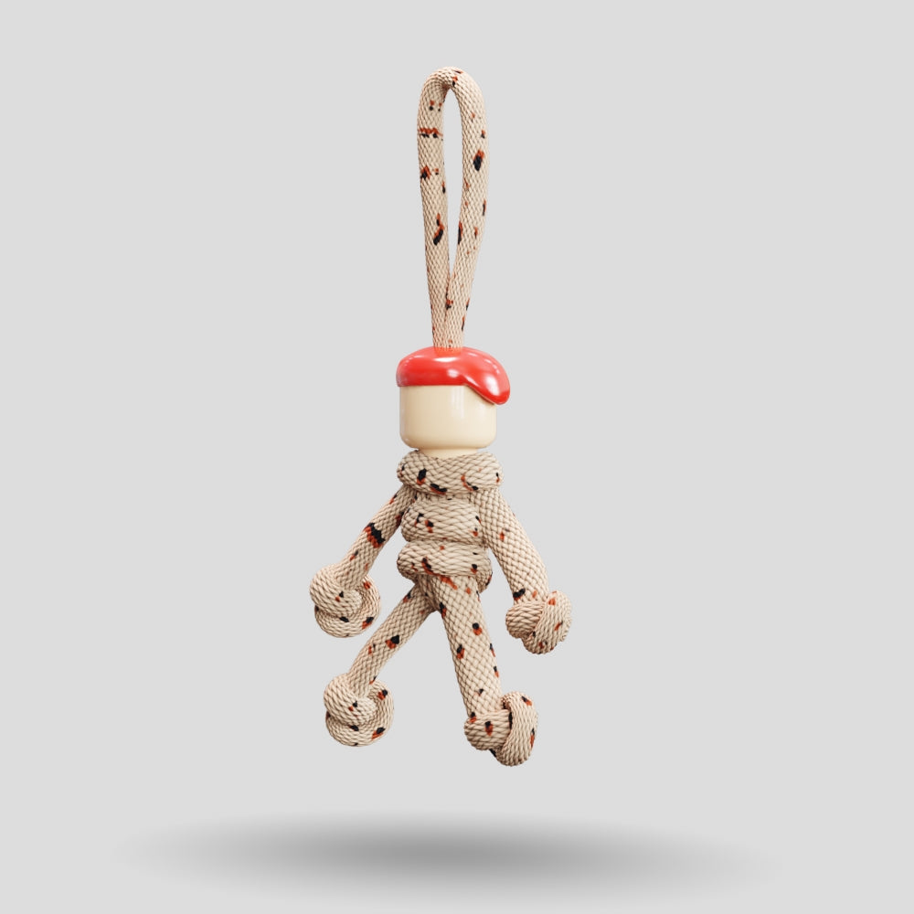 Paratrooper Paracord Buddy Keychain