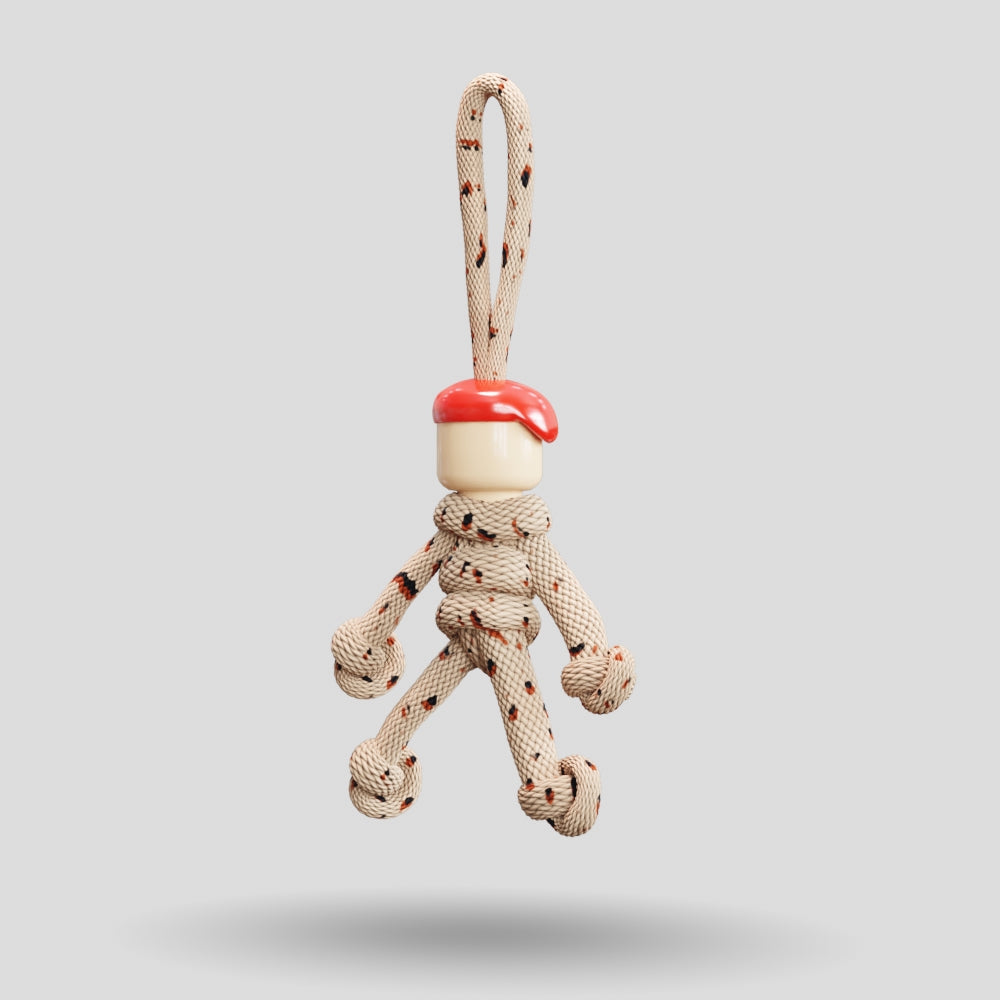 Paratrooper Paracord Buddy Keychain