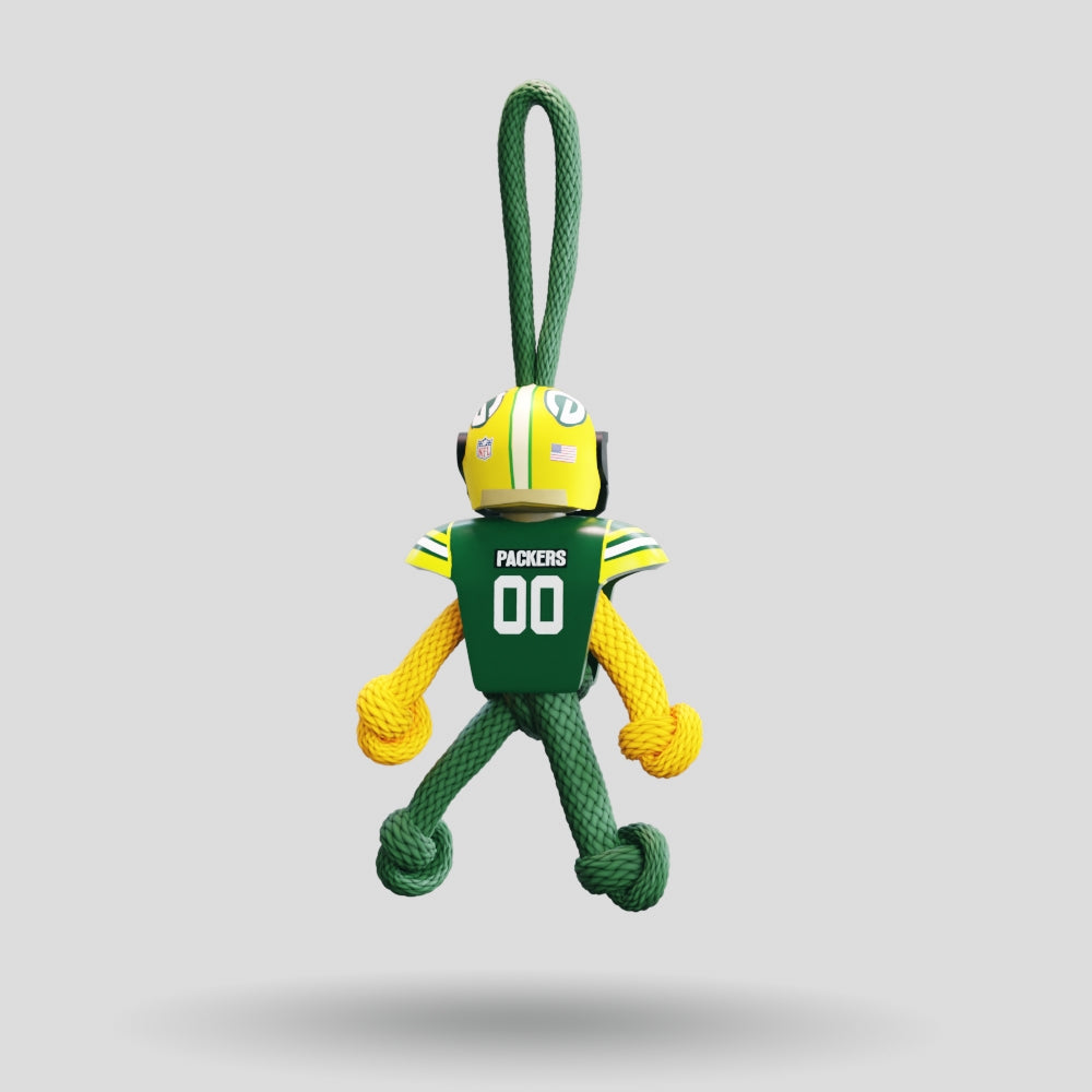 Green Bay Packers Paracord Buddy Keychain