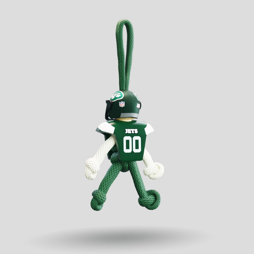 New York Jets Paracord Buddy Keychain
