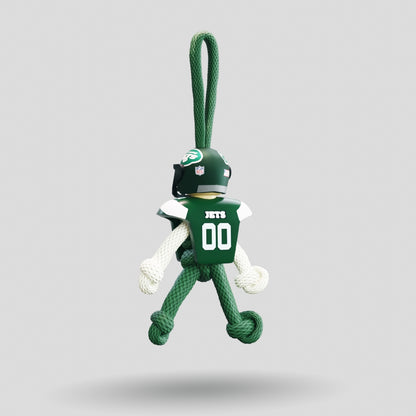 New York Jets Paracord Buddy Keychain