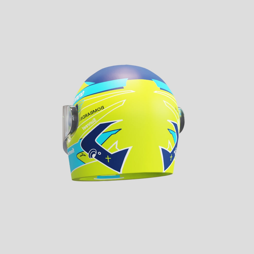 Fernando Alonso Nano Helmet