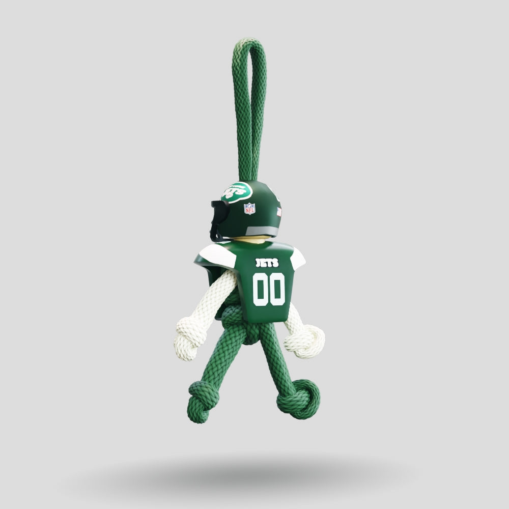 New York Jets Paracord Buddy Keychain