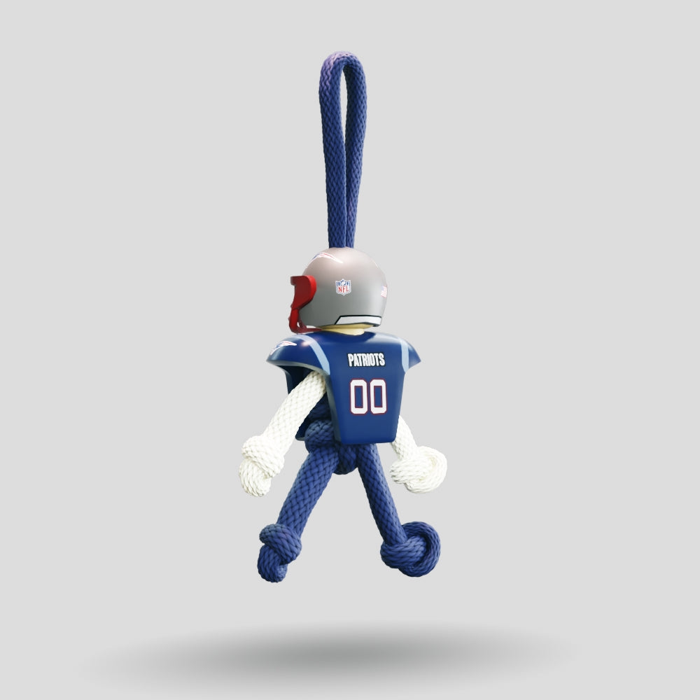 New England Patriots Paracord Buddy Keychain