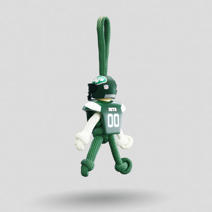 New York Jets Paracord Buddy Keychain
