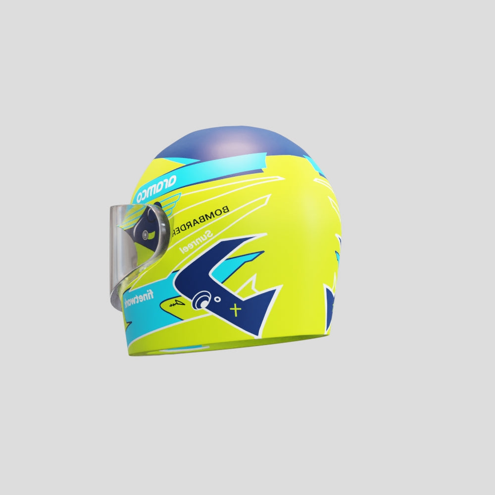 Fernando Alonso Nano Helmet