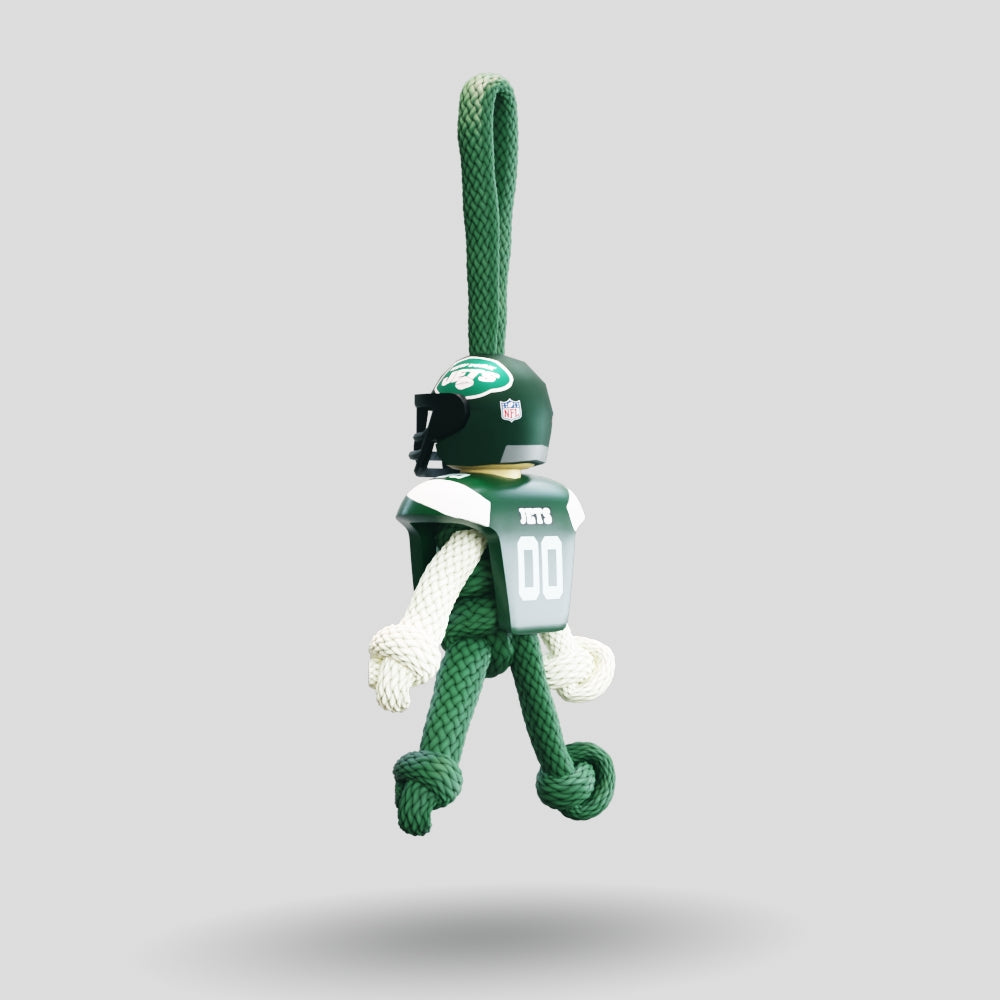 New York Jets Paracord Buddy Keychain