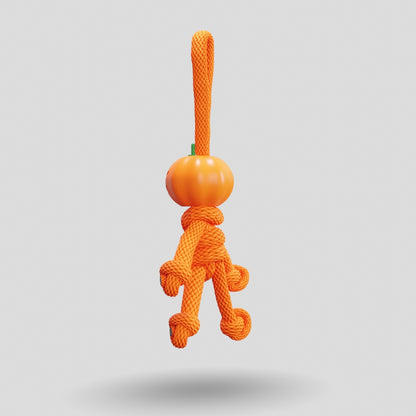 Pumpkin Paracord Buddy Keychain
