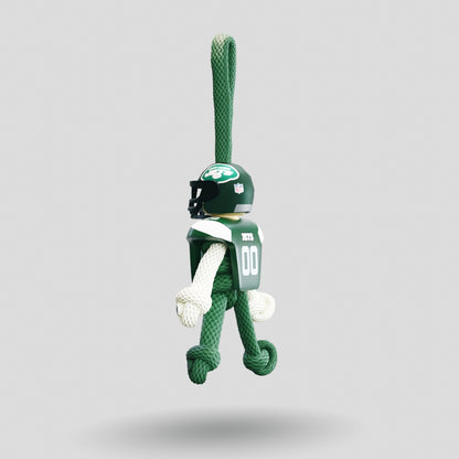 New York Jets Paracord Buddy Keychain